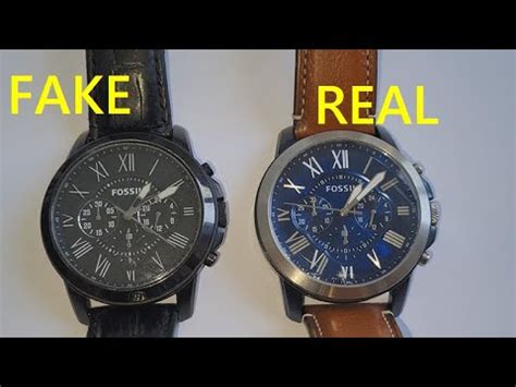 how do i tell if my fossil watch is fake|are fossil watches genuine.